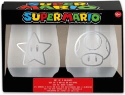 Storline Nintendo - Super Mario Crystal Glasses 2-pack 9 Storline Nintendo - Super Mario Crystal Glasses 2-pack -Tefal Winkel 1200x918 6