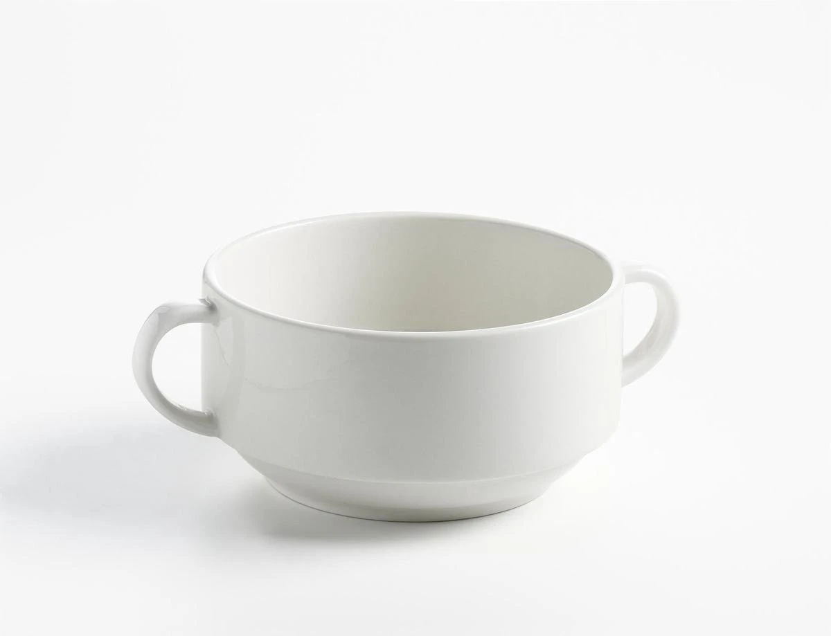 Maxwell & Williams White Basics Round - Soepkom Stapelbaar - 410 Ml - 11,5 X 11,5 X 6 Cm 4 Maxwell & Williams White Basics Round - Soepkom Stapelbaar - 410 Ml - 11,5 X 11,5 X 6 Cm - Afbeelding 2
