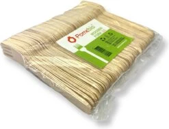 Pomebio Houten Wegwerp Bestek - Vork - 100 Stuks - FSC Hout - 165mm - Wegwerp Vork - Houten Vork - FSC-Gecertificeerde Houten Vork - Duurzaam Vork - Wegwerp Bestek -Tefal Winkel 1200x920 1