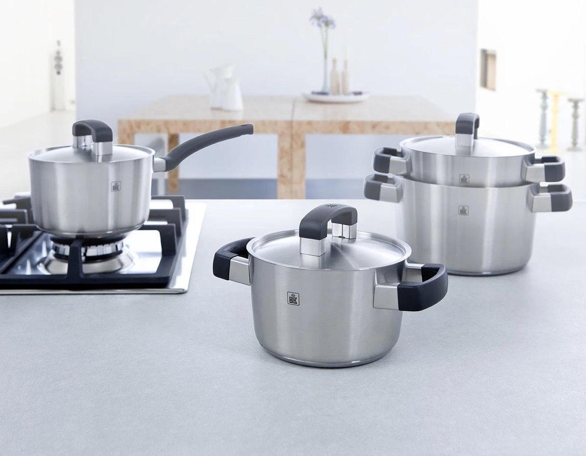 BK Conical Cool Soeppan - Ø 24 Cm - RVS - Inductie 4 BK Conical Cool Soeppan - Ø 24 Cm - RVS - Inductie - Afbeelding 2