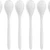 6x Eierlepeltjes Wit Kunststof 13 Cm - Keukengerei - Keukenbenodigdheden - Bestek - Lepels/lepeltjes Voor Koffie/thee/dessert/eieren -Tefal Winkel 1200x937 3