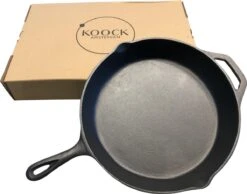 Koock Amsterdam® Skillet Gietijzer - Koekenpan - Geschikt Voor Alle Warmtebronnen Incl. BBQ En Inductie -Tefal Winkel 1200x944