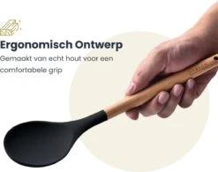 Hescom Siliconen Gesloten Opscheplepel Met Anti-aanbaklaag - Keukengerei Met Ergonomisch Design - Hittebestendige Serveerlepel - Vaatwasservriendelijk 13 Hescom Siliconen Gesloten Opscheplepel Met Anti-aanbaklaag - Keukengerei Met Ergonomisch Design - Hittebestendige Serveerlepel - Vaatwasservriendelijk -Tefal Winkel 1200x946 4