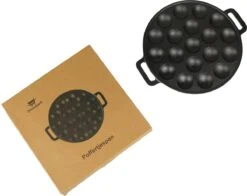 Poffertjespan - Gietijzer - Ø 24 Cm - Poffertjesmaker - 19 Poffertjes - Poffertjespan Inductie 14 Poffertjespan - Gietijzer - Ø 24 Cm - Poffertjesmaker - 19 Poffertjes - Poffertjespan Inductie -Tefal Winkel 1200x951