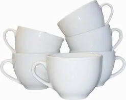Merkloos Koffie Kopjes – Koffiekopjes – Koffiemokken – Cappuccino – Set Van 6 – Porselein – 250 Ml – Wit 8 Merkloos Koffie Kopjes – Koffiekopjes – Koffiemokken – Cappuccino – Set Van 6 – Porselein – 250 Ml – Wit -Tefal Winkel 1200x953 3