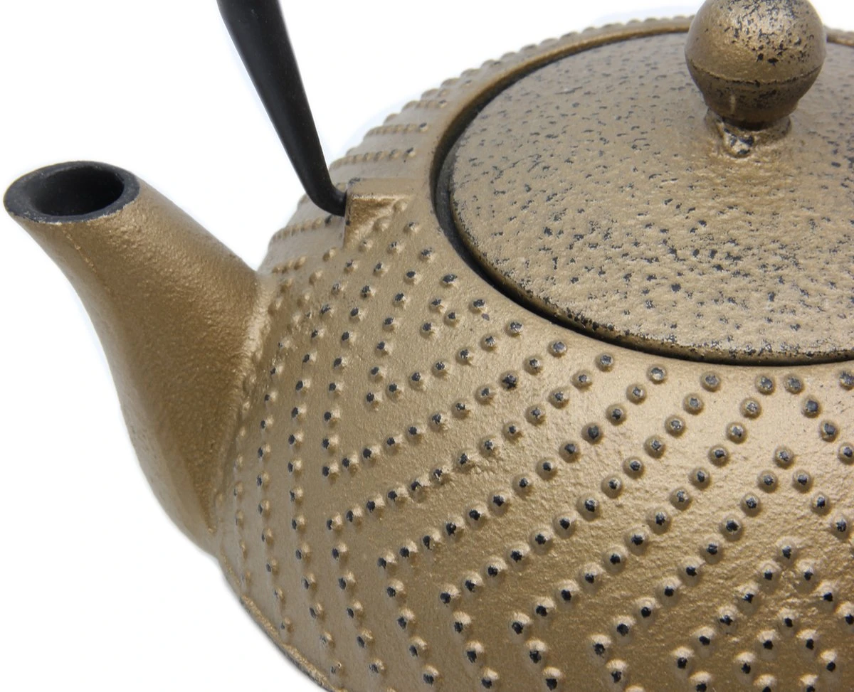 Bredemeijer - Theepot Fujian Goud 1.2L Met Filter 5 Bredemeijer - Theepot Fujian Goud 1.2L Met Filter - Afbeelding 3
