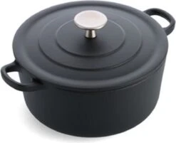 Royal Van Kempen & Begeer - Hoge Braadpan - 22cm - Mat Gietijzer Braadpan Met Stevige Grepen En Roestvrijstalen Knop - Kan In De Oven Tot 260 Graden Celsius (inclusief Deksel) - Geschikt Voor Alle Warmtebronnen Inclusief Inductie 5 Royal Van Kempen & Begeer - Hoge Braadpan - 22cm - Mat Gietijzer Braadpan Met Stevige Grepen En Roestvrijstalen Knop - Kan In De Oven Tot 260 Graden Celsius (inclusief Deksel) - Geschikt Voor Alle Warmtebronnen Inclusief Inductie -Tefal Winkel 1200x975 4