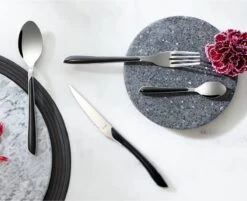 Amefa Eclat Zwart - 16 Delige Set - 4 Persoons - Zwart Gekleurd Bestek -Tefal Winkel 1200x975 5