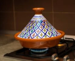 CRAFLAIR ~ Tajine ~ Ø 30 Cm ~ Geschikt Voor Inductie - Adapter ~ Handgemaakt ~ Geglazuurd Keramiek -Tefal Winkel 1200x982 3