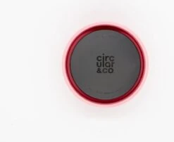 Circular&Co. Herbruikbare To Go Koffiebeker (rCUP) Zwart/roze 12oz/340ml -Tefal Winkel 1200x982 4