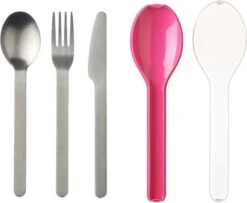 Mepal – Bestekset 3-delig Ellipse – Bestaat Uit Een Mes, Vork En Lepel – Nordic Pink – RVS Bestekset -Tefal Winkel 1200x984 7