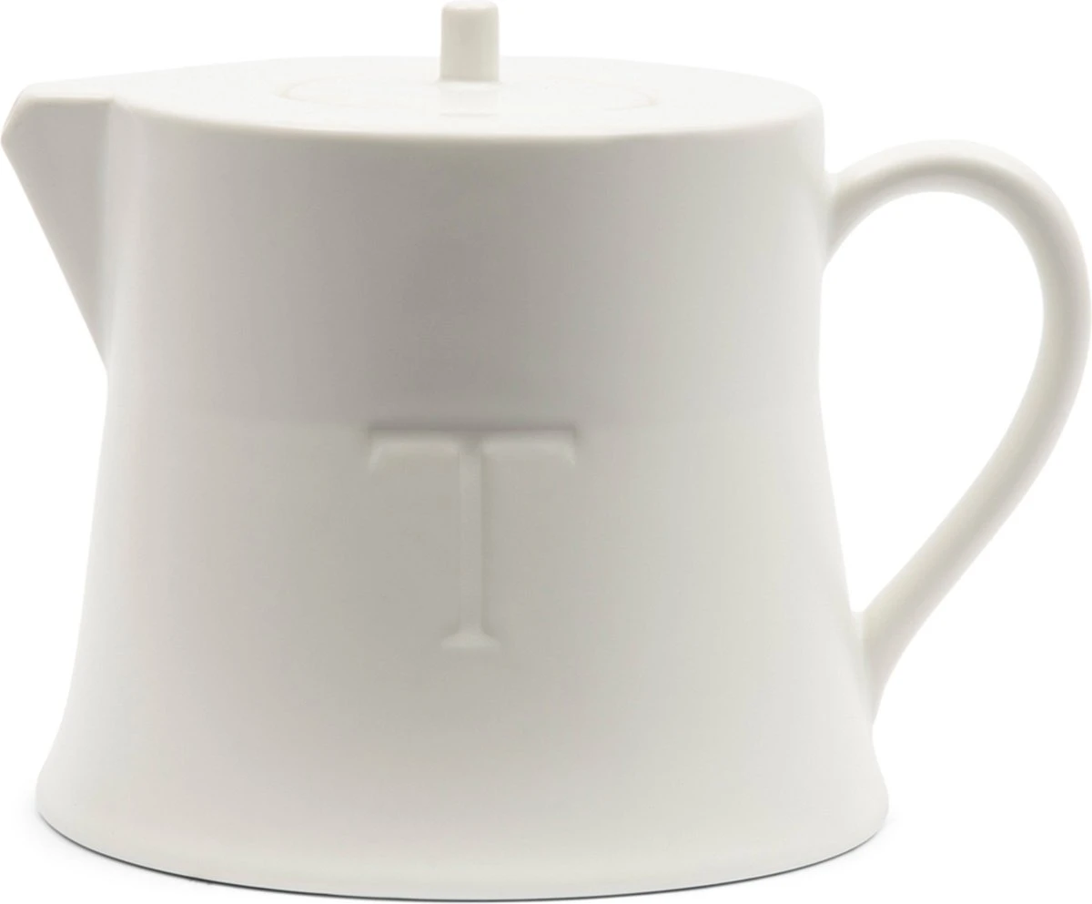 Riviera Maison Theepot Met Deksel - RM Tea Pot Matt - Wit 3 Riviera Maison Theepot Met Deksel - RM Tea Pot Matt - Wit