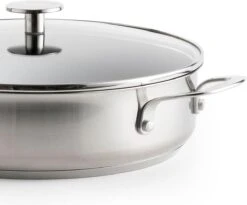 KitchenAid Stainless Steel Hapjespan Met Glazen Deksel ø28cm - RVS - Inductie - Anti-aanbak -Tefal Winkel 1200x995 2