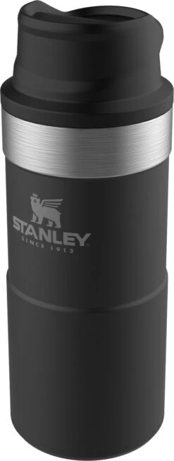 Stanley Trigger-Action Travel Mug 0.35L - Thermosfles - Matt Black -Tefal Winkel 453x1200
