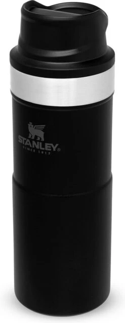 Stanley Trigger-Action Travel Mug 0.35L - Thermosfles - Matt Black -Tefal Winkel 464x1200