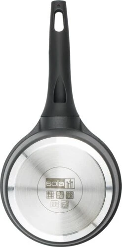 Sola Steelpan Fair Cooking - Ø 18 Cm - Zwart/wit - Aluminium - Antiaanbaklaag -Tefal Winkel 596x1200