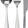 Merkloos 12-Delige Bestekset Tafelbestek RVS - Keukenbenodigdheden - Tafel Dekken - Bestek - Tafelbestek - Messen, Vorken En Lepels -Tefal Winkel 604x1200 1