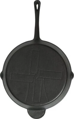 The Windmill Koekenpan Skillet Extra - 31,5 Cm - Gietijzer Zwart -Tefal Winkel 749x1200