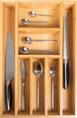 Coninx Bestekbak Bamboe 31CM Breed - Besteklade - Opbergbak - Duurzaam - Voor Laden Vanaf 47cm Diep -Tefal Winkel 784x1200 1