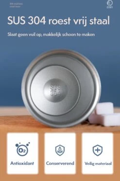 ICENTI - RVS Koffiebeker To Go - 380ml – Groen - Thermosbeker - Lekvrij - Dubbelwandig - Koffie Beker - Theebeker – Coffeemugg - Theemugg -Tefal Winkel 797x1200