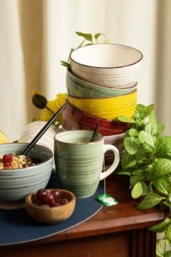 Merkloos Koffiemokken (6 Stuks) - Kleurrijk - Koffiekopjes -Tefal Winkel 799x1200 13