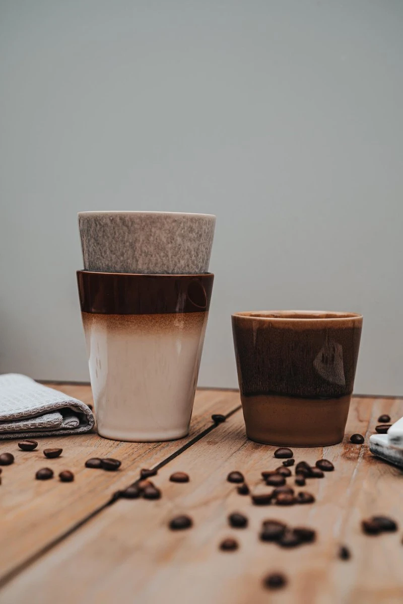 Koffiekopjes - Earth Koffiemok - 310ML - Koffiebeker - Set Van 6 Kopjes - Porselein - Hip En Trendy 4 Koffiekopjes - Earth Koffiemok - 310ML - Koffiebeker - Set Van 6 Kopjes - Porselein - Hip En Trendy - Afbeelding 2