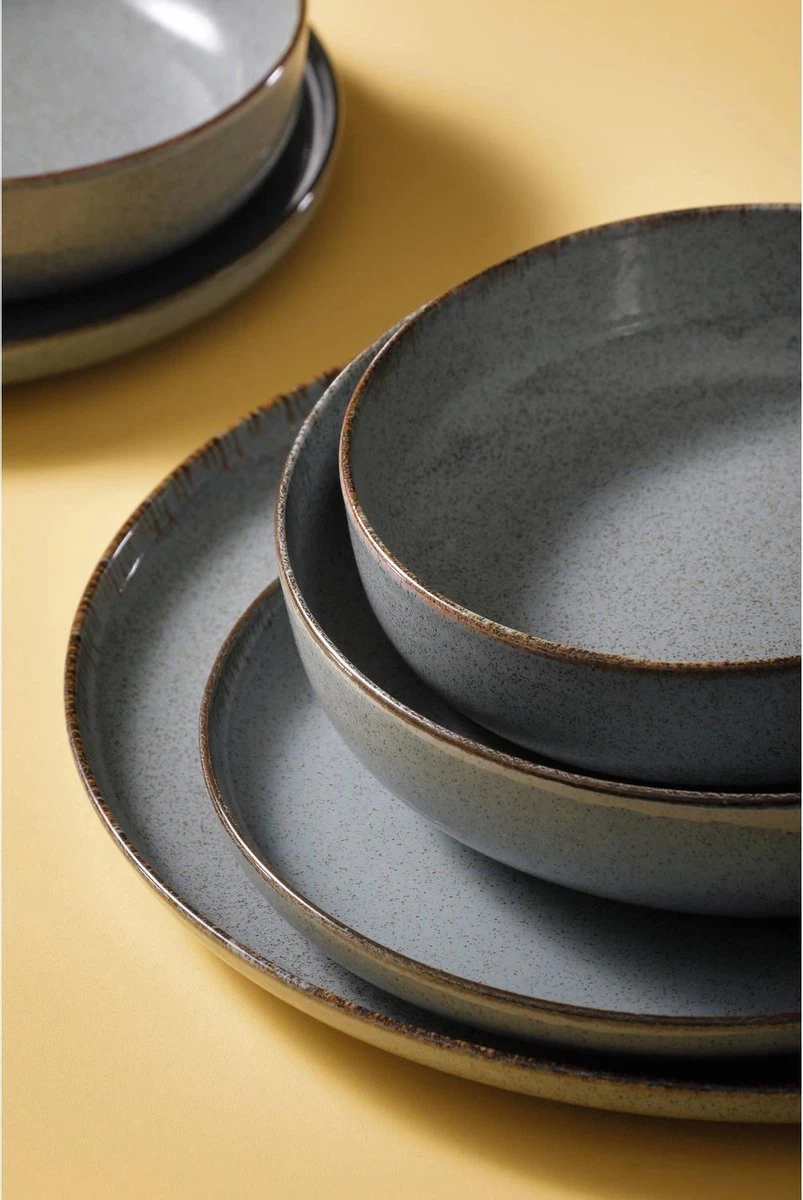 Palmer Serviesset Antigo Porselein 4-persoons 16-delig Blauw 12 Palmer Serviesset Antigo Porselein 4-persoons 16-delig Blauw - Afbeelding 10