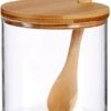 Suikerkom / Suikerpotje Glas Met Bamboe Houten Lepel En Deksel 520 ML 1 Suikerkom / Suikerpotje Glas Met Bamboe Houten Lepel En Deksel 520 ML -Tefal Winkel 811x1200 1