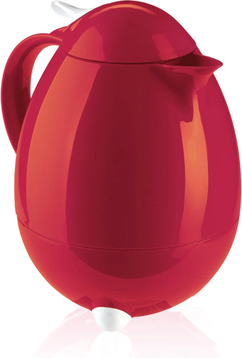 Leifheit Columbus Isoleerkan - 1 Liter - Rood 3 Leifheit Columbus Isoleerkan - 1 Liter - Rood