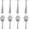 Merkloos 8x Stuks Sierlijke Grote Thee/dessertlepeltjes - Bestek - 15 Cm Van RVS -Tefal Winkel 836x1200 1