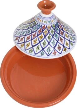 CRAFLAIR ~ Tajine ~ Ø 30 Cm ~ Geschikt Voor Inductie - Adapter ~ Handgemaakt ~ Geglazuurd Keramiek -Tefal Winkel 860x1200 1