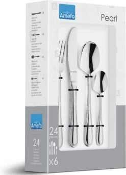 Amefa Bologna Bestekset - 24 Delig - 6 Persoons - Zilver - 19 Amefa Bologna Bestekset - 24 Delig - 6 Persoons - Zilver - -Tefal Winkel 865x1200 1