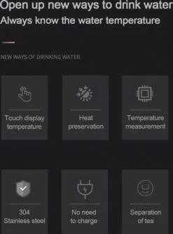 Slimme Thermosfles Met LCD Temperatuur Display - Curver Isolatiefles 0,5 Liter - Dubbelwandige Thermosfles - Thermosbeker - Isoleerfles - Thermoskan - Travel Mug - Bidon Drinkfles - Koffiebeker - Drinkflessen - RVS - Smart Thermos - Metaal -Tefal Winkel 885x1200