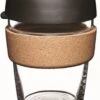KeepCup Koffie Beker To Go Glas/kurk 100% Recyclebaar - Espresso 340 Ml -Tefal Winkel 887x1200