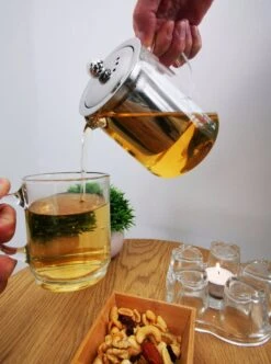 Glazen Theepot Met RVS Theefilter / Theezeef Inclusief Warmhouder ( Rechaud ) - Theelichthouder - Koffie Thee Coffee Tea Maker Luxe -Tefal Winkel 894x1200 2