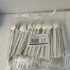CPLA Bio Snackvork Met Snijrand 13cm WIT 100 Stuks | 100% Composteerbaar. Voor Horeca Friet, Snack, Eten, Partyfeest -Tefal Winkel 899x1200 20
