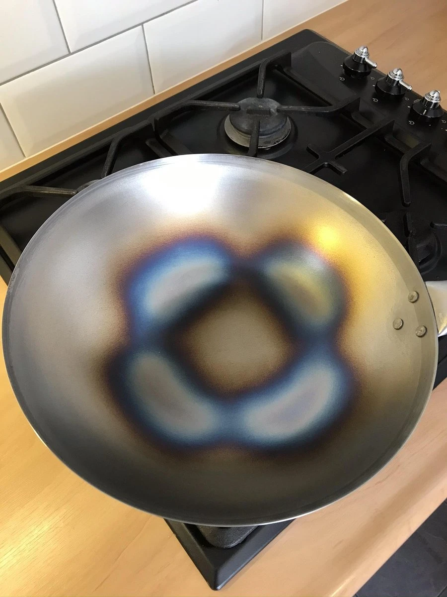 Blackwell Wokpan Voccelli - Plaatstaal - ø 30 Cm - Zonder Anti-aanbaklaag 6 Blackwell Wokpan Voccelli - Plaatstaal - ø 30 Cm - Zonder Anti-aanbaklaag - Afbeelding 4