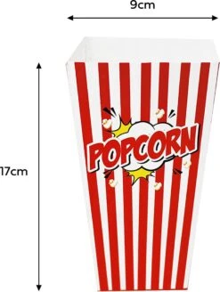 50 Duurzame Popcorn Bakjes (18x10cm) - Popcorn Zakjes Voor Filmavonden, Feestjes - Ook Geschickt Als Snoepbakje Of Feestzakje Voor Kinderen -Tefal Winkel 904x1200 1