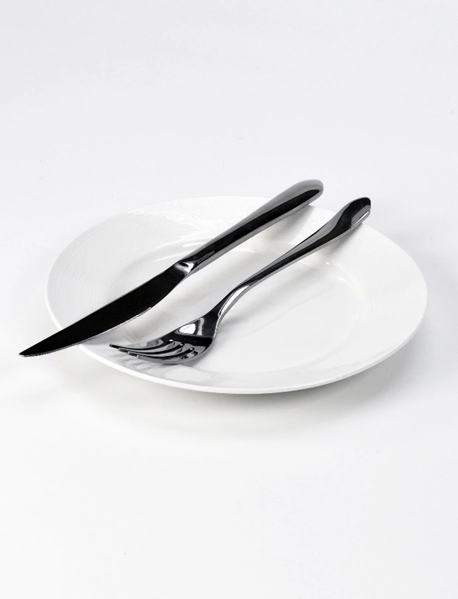 Merkloos Bestekset Luxe Round 24-delig | Premium Quality | 6 Personen 9 Merkloos Bestekset Luxe Round 24-delig | Premium Quality | 6 Personen - Afbeelding 7