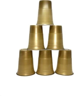 Merkloos Gold Cups - 50stuk(s) - 475ml - Party Cups - Drankspel - Beerpong Bekers - Beerpong - Plastic Bekers -Tefal Winkel 926x1200 1