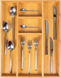 Coninx Bestekbak Bamboe 36CM Breed - Besteklade - Opbergbak - Duurzaam - Voor Laden Vanaf 47cm Diep -Tefal Winkel 928x1200 1