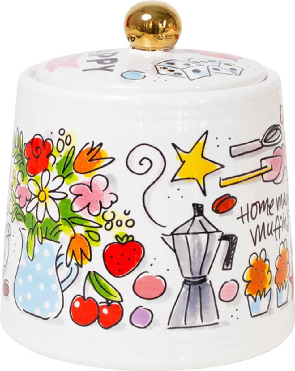 Blond Amsterdam, Happy - Suikerpot Goud 6 Blond Amsterdam, Happy - Suikerpot Goud - Afbeelding 4