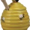 Merkloos Gele Honingpot Met Honinglepel/stokje 11 Cm - Keukengerei/tafelgerei - Thee Drinken - Honing Potten Met 3D Bijenmotief -Tefal Winkel 965x1200 6