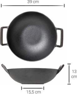 Blackwell Wadjan Wokpan - Gietijzer - 32 Cm - Zwart -Tefal Winkel 983x1200