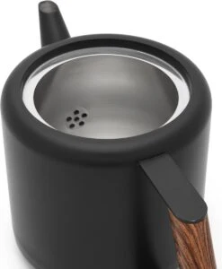Bredemeijer - Theepot Duet Design Boston 1,1L Mat Zwart- Dubbelwandig -Tefal Winkel 987x1200 1