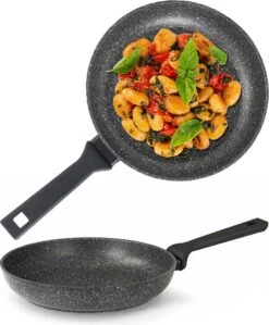 Tefal Winkel 42 Flonal Pietra Lavica - Koekenpan - Ø 26cm - 100% PFOA Vrij - Aluminium - Ergonomische Handgreep - Geschikt Voor Alle Warmtebronnen